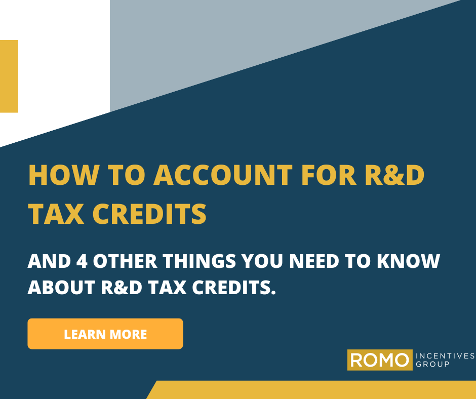 How to account for R&D tax credits